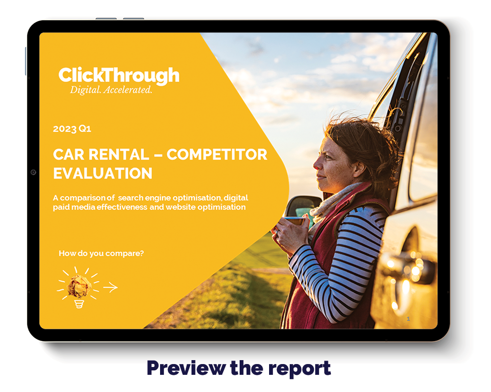 UK Car Rental Companies Digital Marketing Benchmark Report, Q1 2023